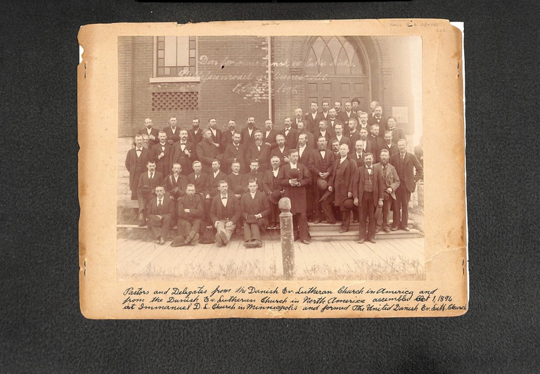 Foundation of the United Danish Evangelical Lutheran Church from the DELC-A and the DELC-NA
