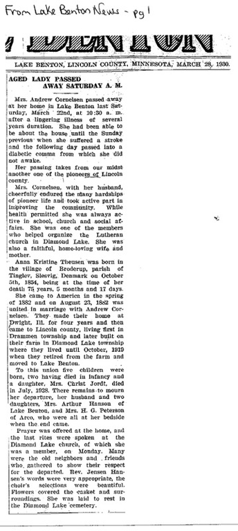 Cornelsen, Anna obit.jpg