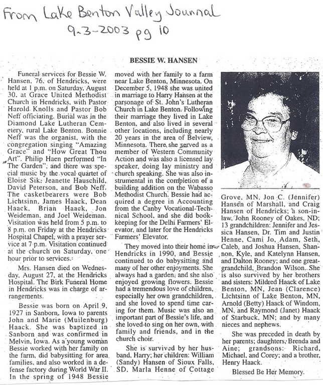 Hansen, Bessie obit.jpg