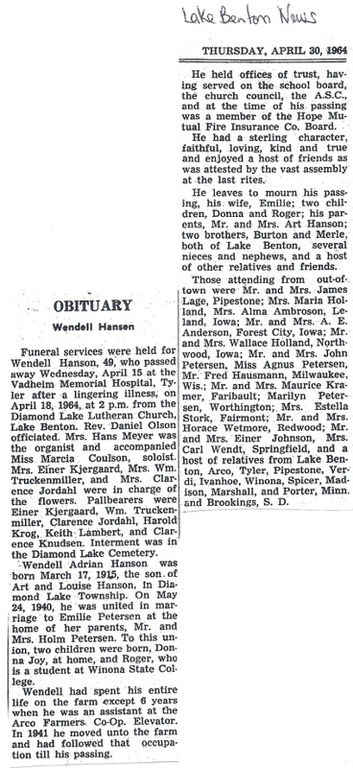 Hanson, Wendell obit.jpg
