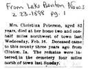 Petersen, Christina death notice.jpg