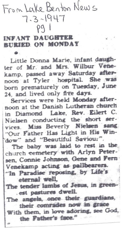 Venekamp, Donna obit.jpg