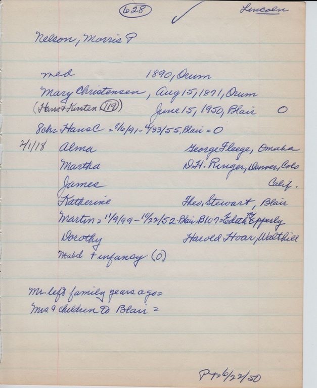 Nelson, Morris P. - 628