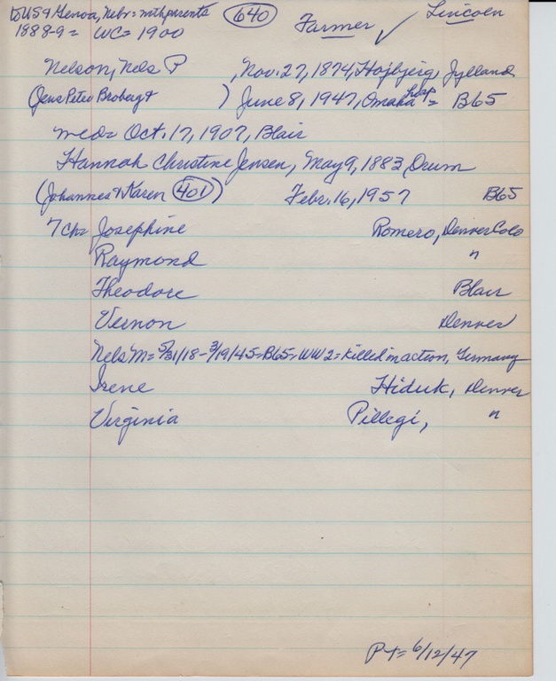 Nelson, Nels P. - 640
