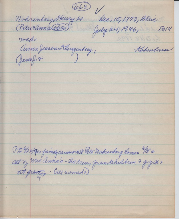 Nohrenberg, Henry H. - 663