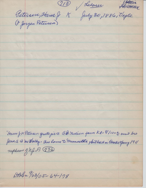 Petersen, Hans J. K. - 713