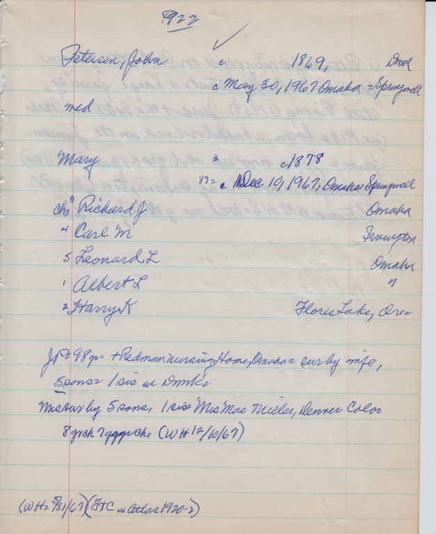 Petersen, John - 922