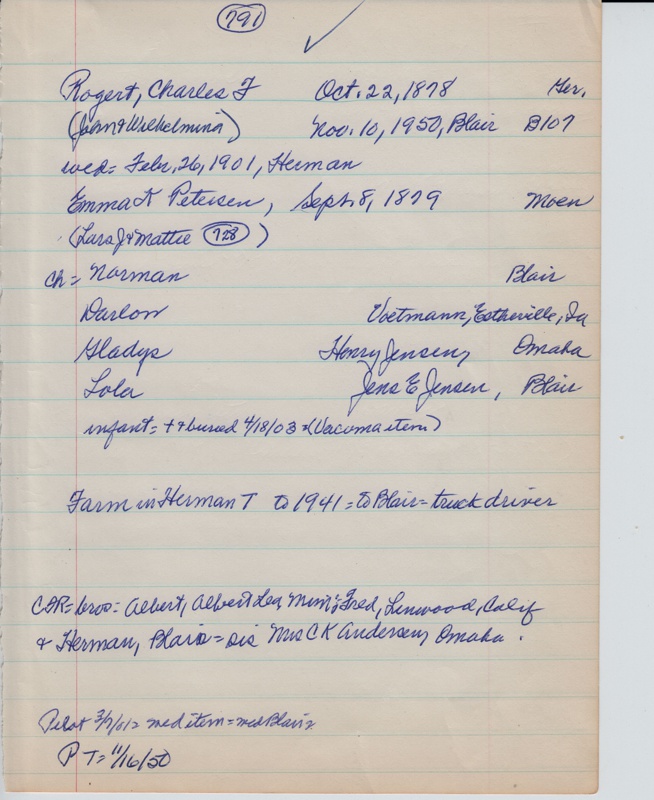 Rogert, Charles F. - 791
