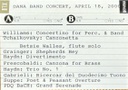 Dana Band Concert 4-18-2000 (contents)