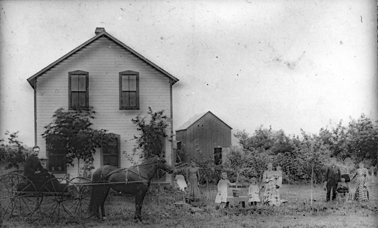 slide (061) First home of Trinity Seminary Blair, NE Rev. A.M. Andersen home.jpg