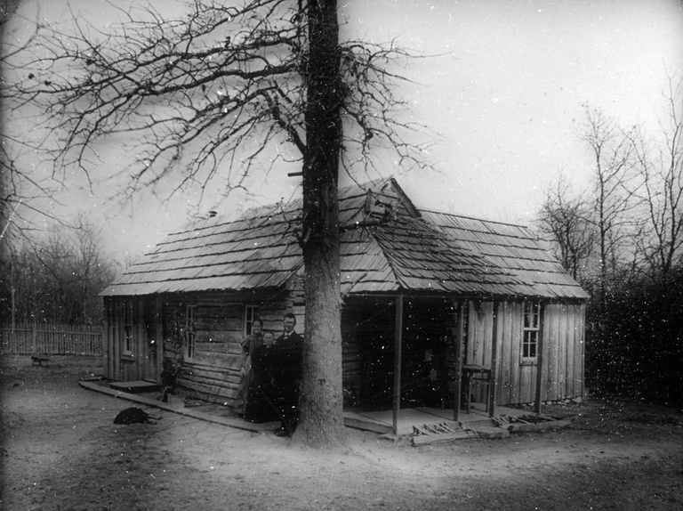 slide (074) First home of Pioneer Indian Mission Pastor in Oklahoma.jpg