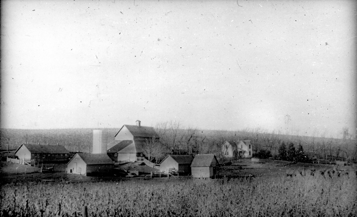 slide (078) Typical farm in Midwest about 1910-1930 Home of N.C.N. Schmidt, Audubon,IA.jpg