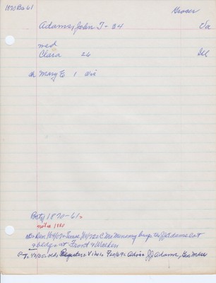 Adams, John T