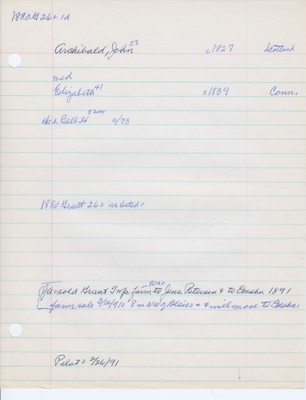 Archibald, John
