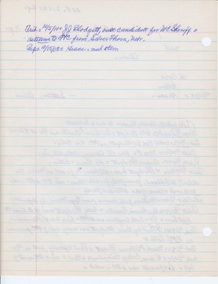 Blodgett, E A ("Deacon")