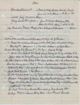 Brooks, William F