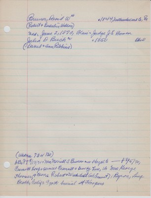 Bruner, David W