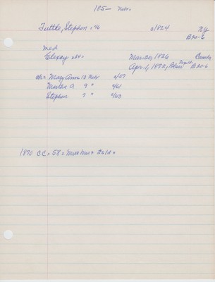Tuttle, Stephen
