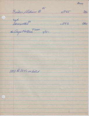 Fisher, William B