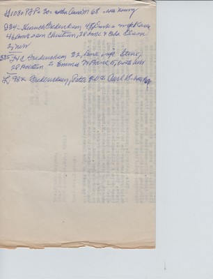 Kappus letter 1967 - various families Kappus letter 1967 - various families