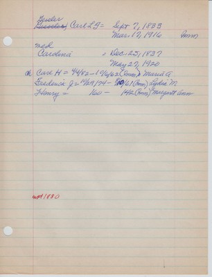 Geisler, Carl L F