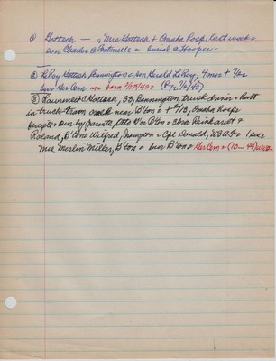 Gottsch family notes