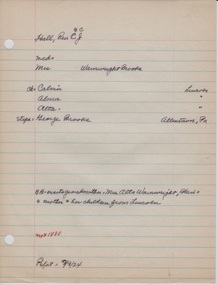 Hall, C J (Rev)