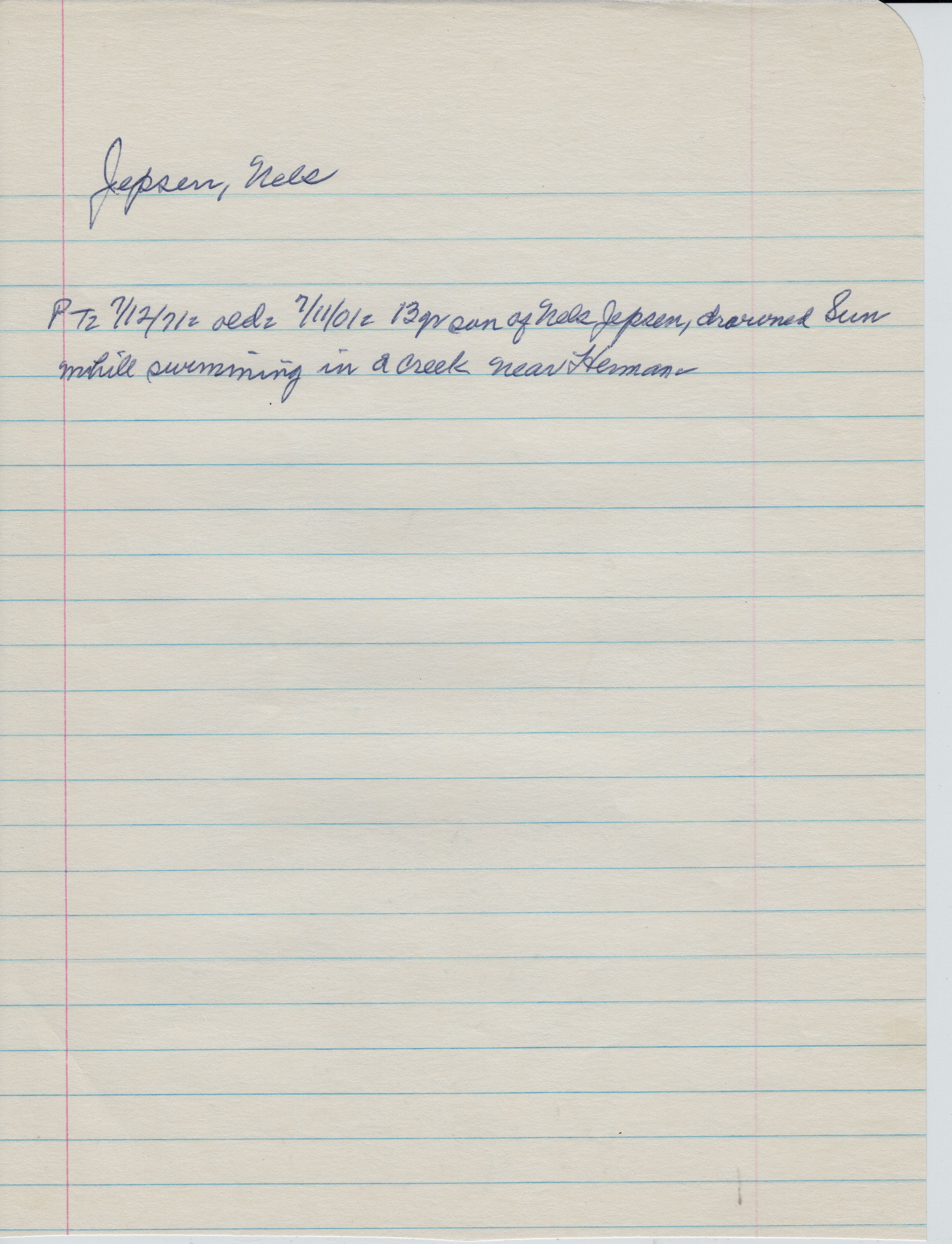 Jepsen, Nels