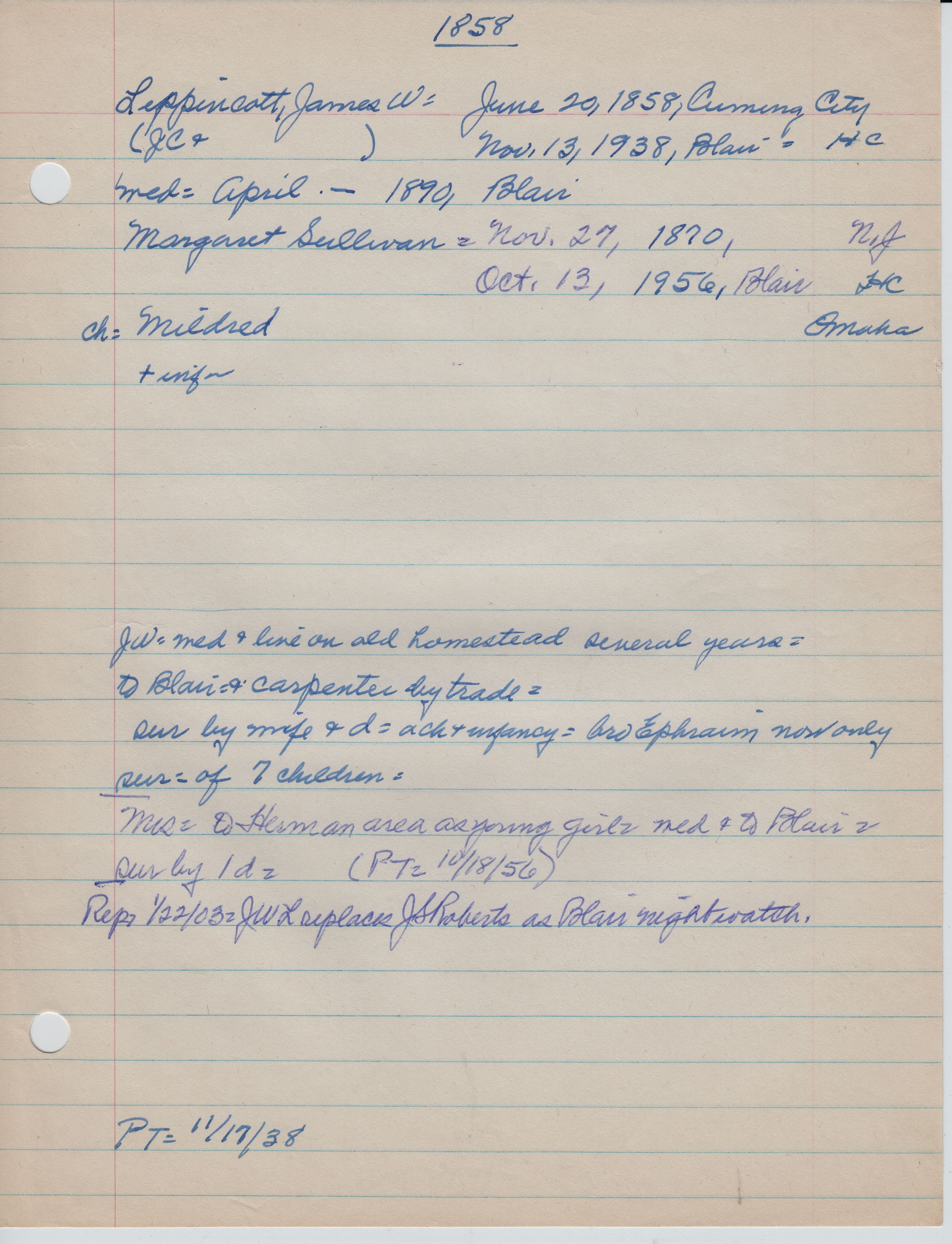 Lippincott, James W
