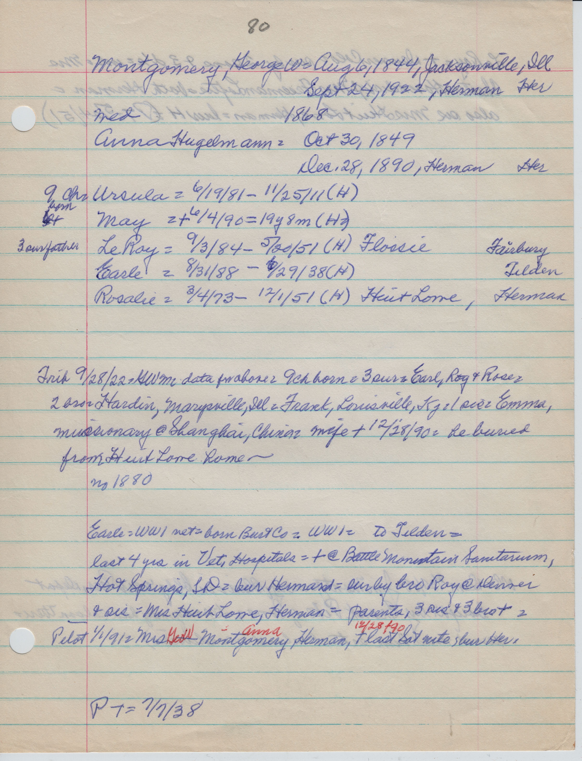 Montgomery, George W
