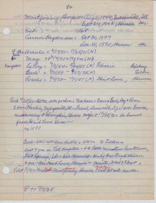 Montgomery, George W