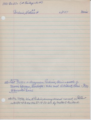 Perkins, William H