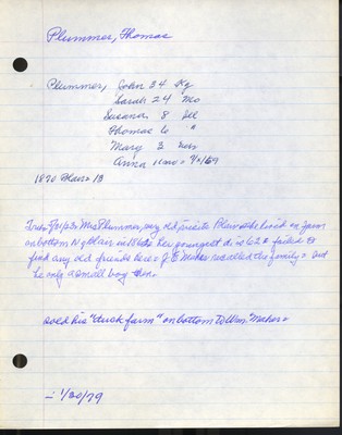 Plummer, Thomas