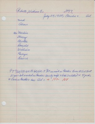 Roberts, William E