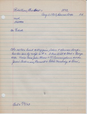 Robertson, Charles