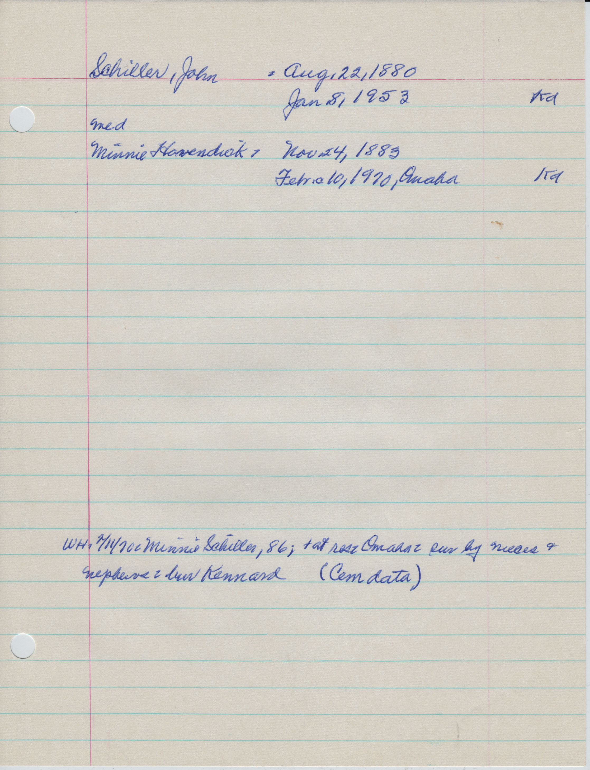 Schiller, John