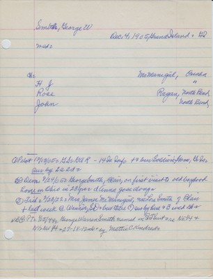 Smith, George W