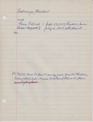 Talmadge, Charles O