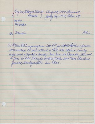 Taylor, Floyd Albert