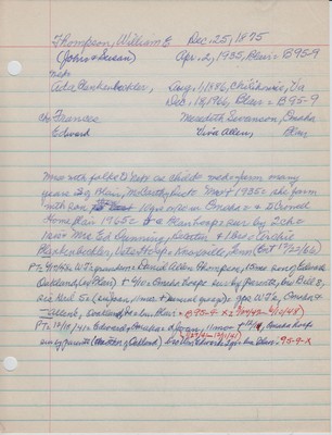 Thompson, William E