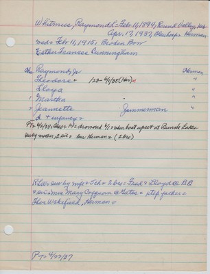 Whitmus, Raymond L
