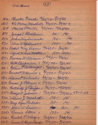 Arlington 1940-1942