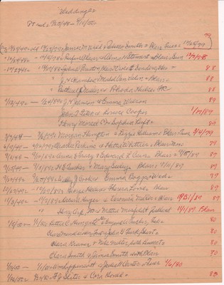 Pilot-Tribune Weddings: 1948-1950